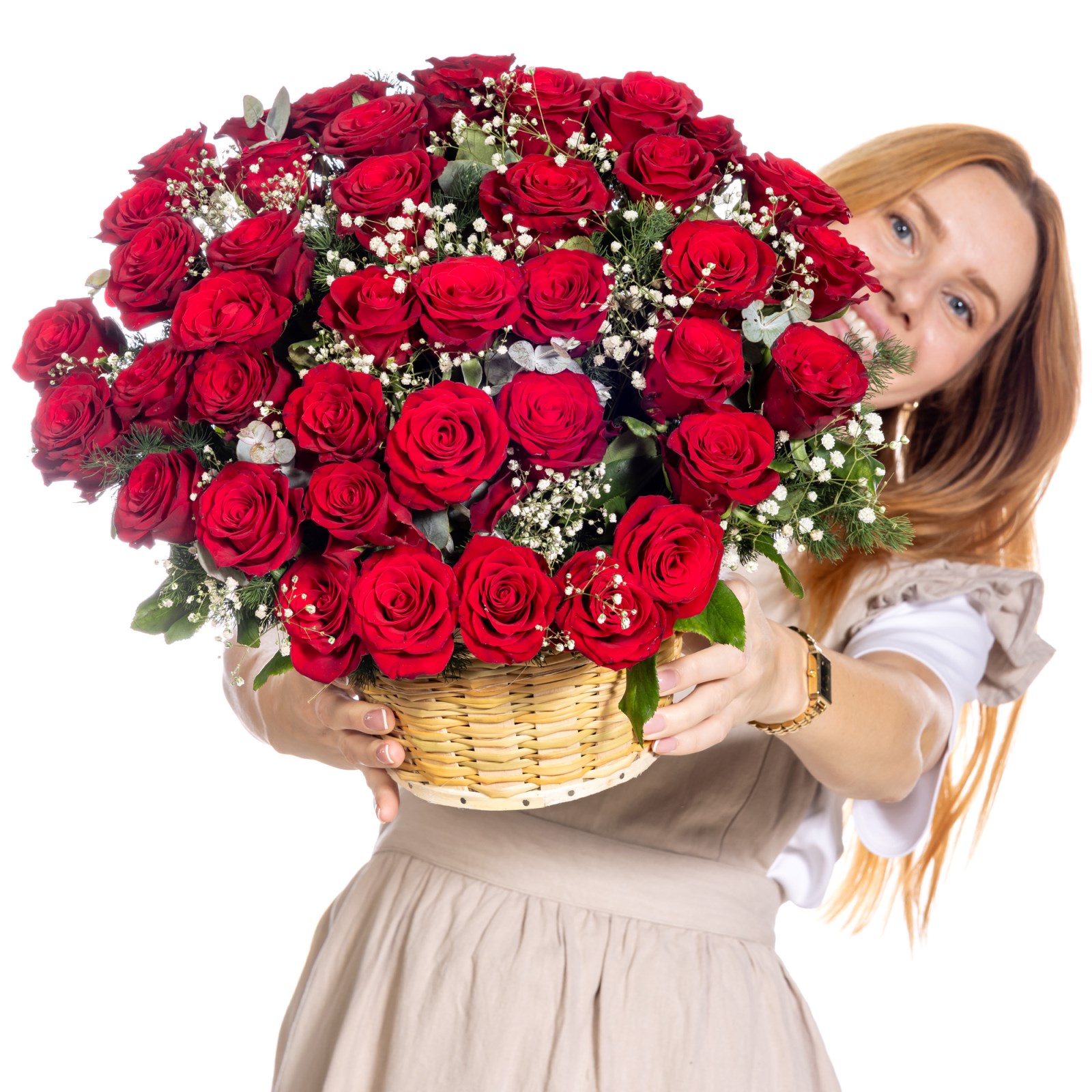 Endless Love Büyük Gül Sepeti