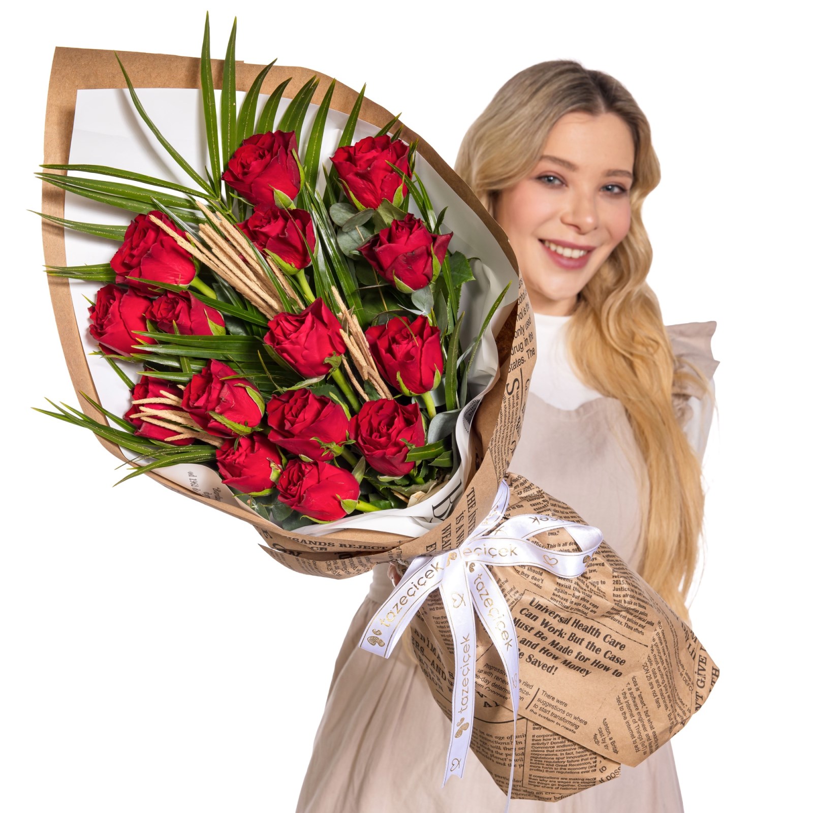 Grand Love Kırmızı Gül Buketi