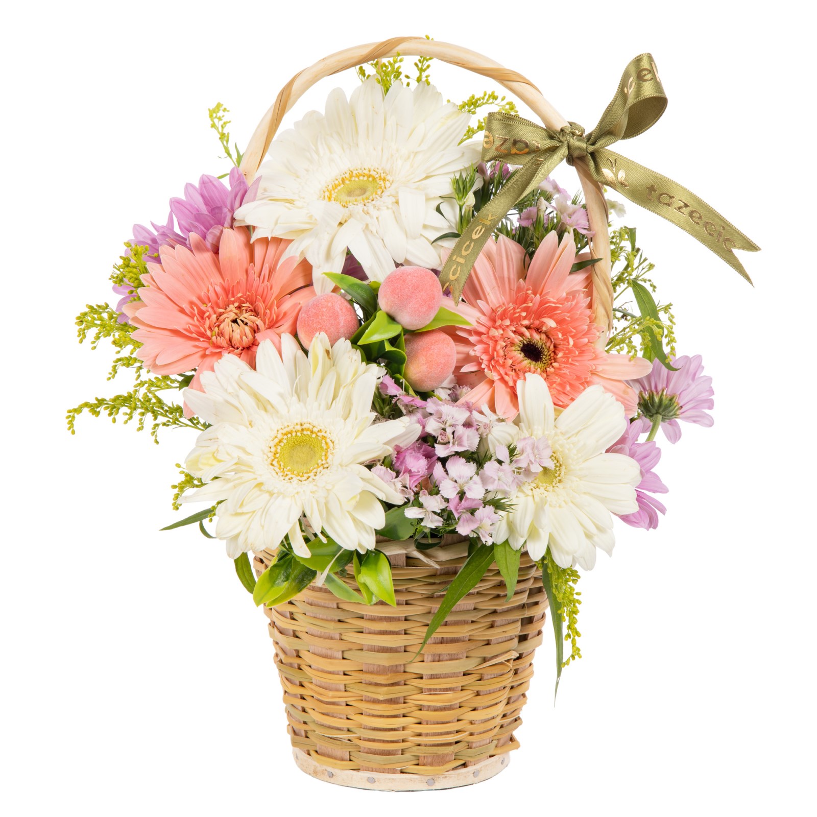 Pastel Harmony Gerbera Sepeti
