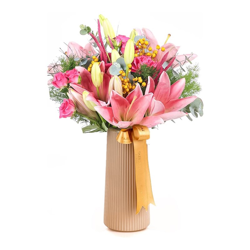 Silk Blossom Pembe Lilyumlar